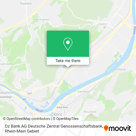Карта Dz Bank AG Deutsche Zentral Genossenschaftsbank
