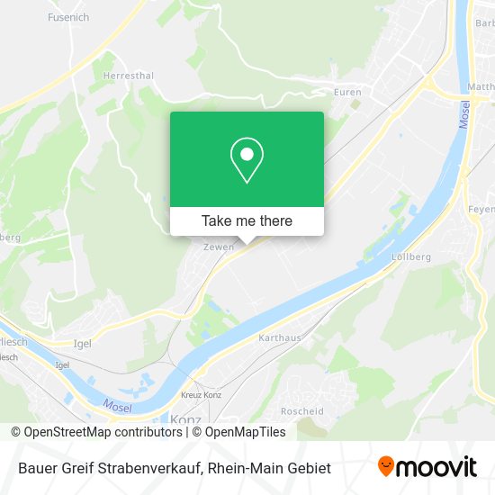 Карта Bauer Greif Strabenverkauf