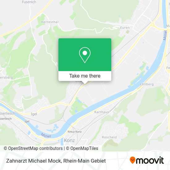 Карта Zahnarzt Michael Mock