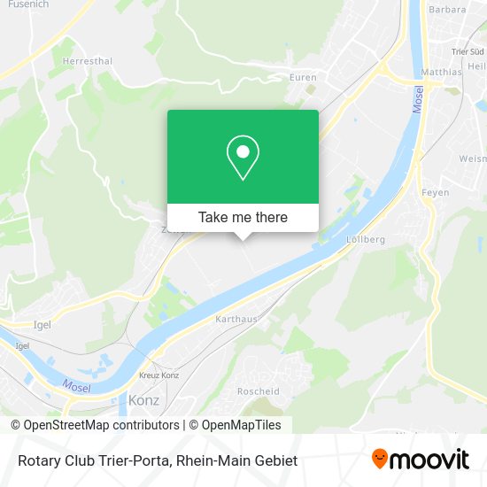 Карта Rotary Club Trier-Porta