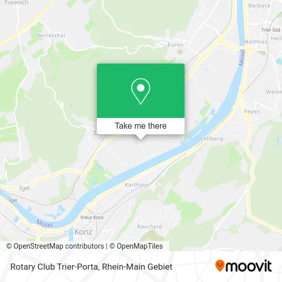Карта Rotary Club Trier-Porta