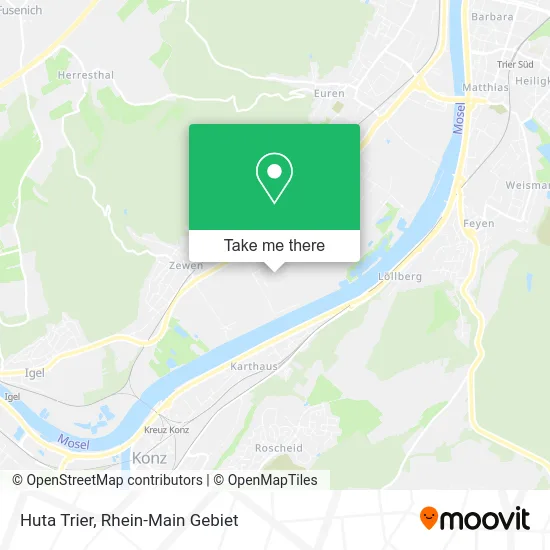 Карта Huta Trier