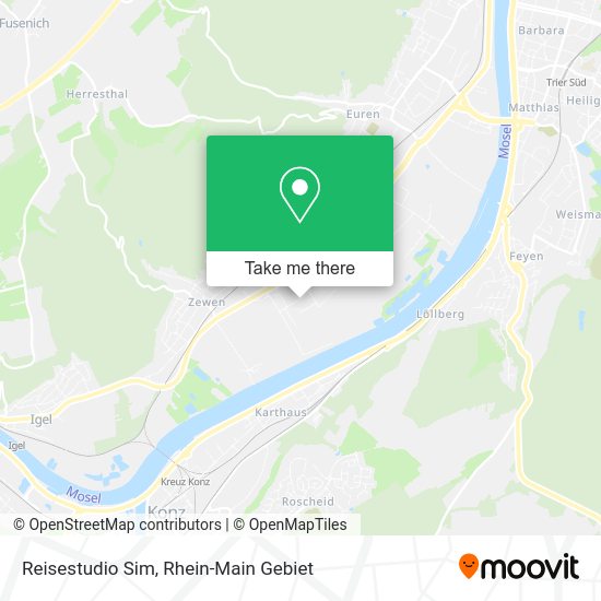 Карта Reisestudio Sim