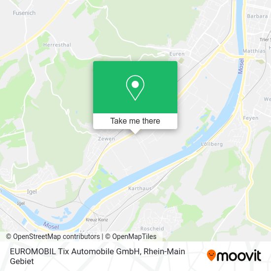 Карта EUROMOBIL Tix Automobile GmbH