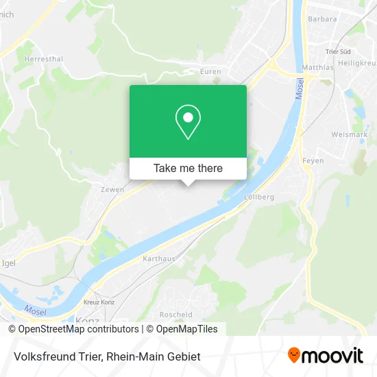 Карта Volksfreund Trier