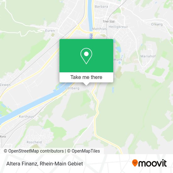 Карта Altera Finanz