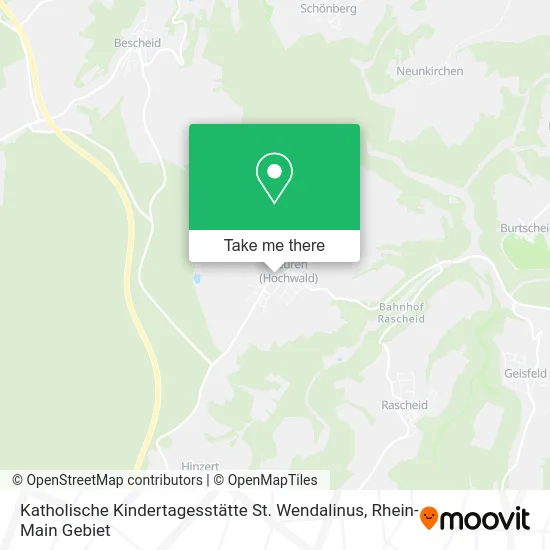 Карта Katholische Kindertagesstätte St. Wendalinus