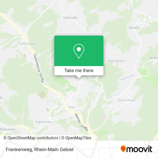 Карта Frankenweg