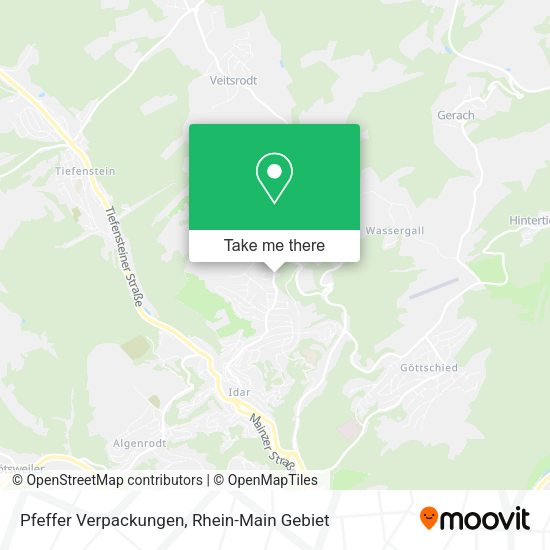 Карта Pfeffer Verpackungen