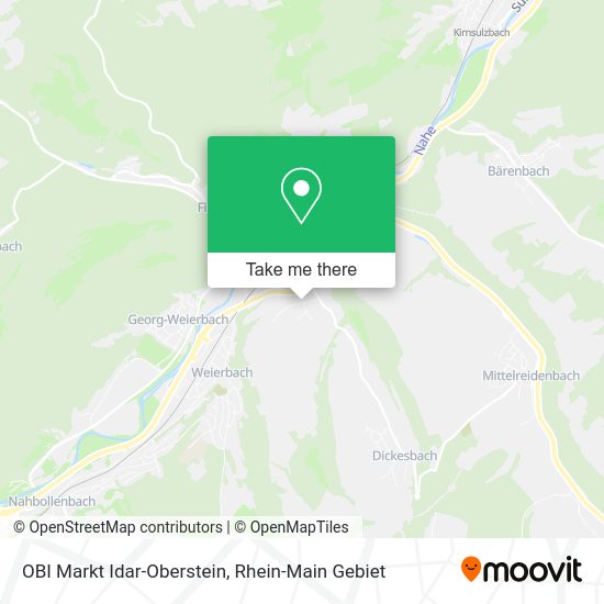 Карта OBI Markt Idar-Oberstein