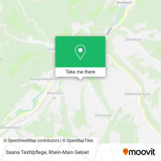 Карта Saana Textilpflege