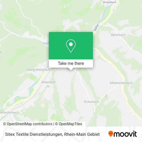 Карта Sitex Textile Dienstleistungen