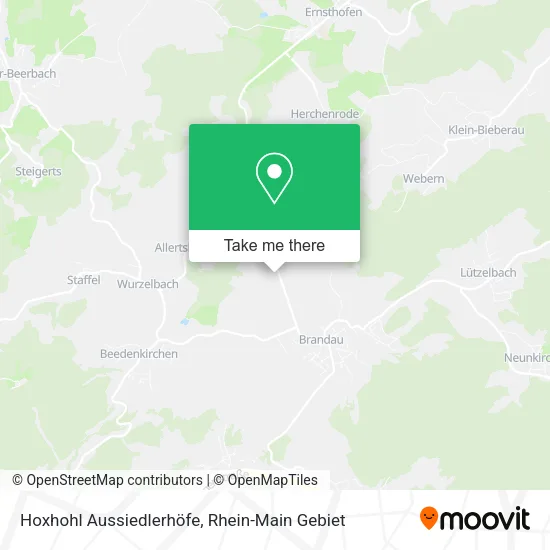 Карта Hoxhohl Aussiedlerhöfe