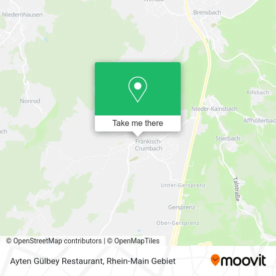 Карта Ayten Gülbey Restaurant