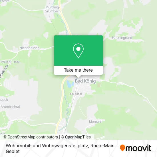 Карта Wohnmobil- und Wohnwagenstellplatz