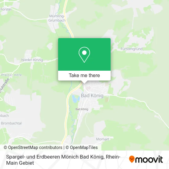 Карта Spargel- und Erdbeeren Mönich Bad König