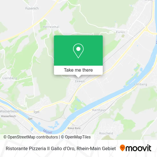 Ristorante Pizzeria Il Gallo d'Oro map