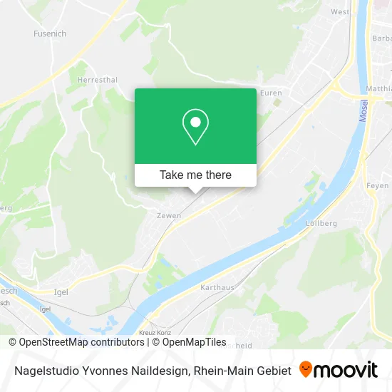 Карта Nagelstudio Yvonnes Naildesign