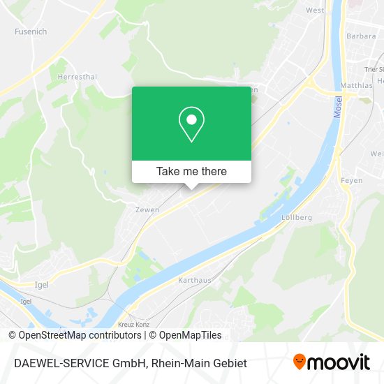 Карта DAEWEL-SERVICE GmbH