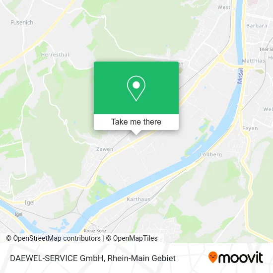 Карта DAEWEL-SERVICE GmbH