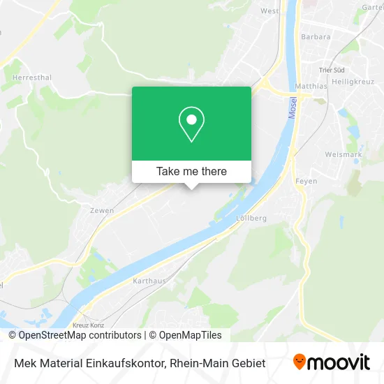 Карта Mek Material Einkaufskontor