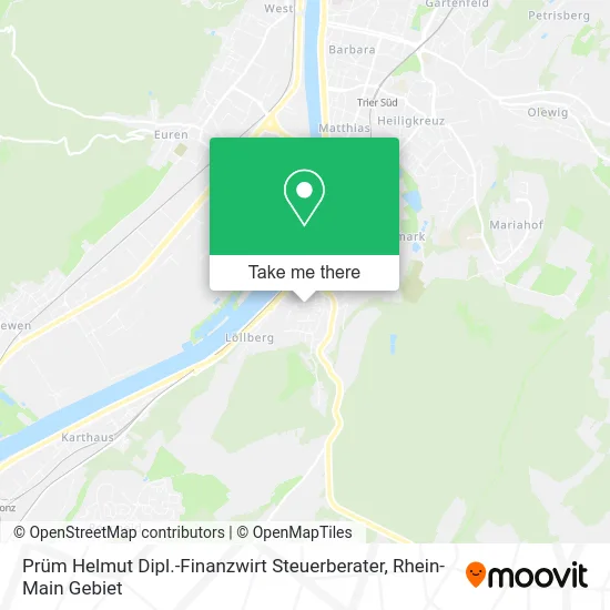 Карта Prüm Helmut Dipl.-Finanzwirt Steuerberater