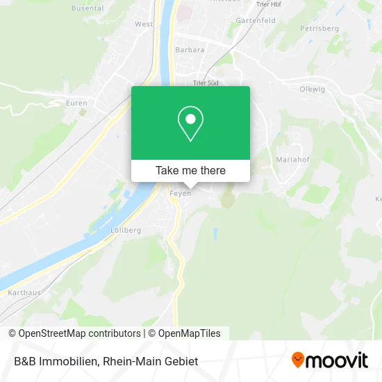 Карта B&B Immobilien
