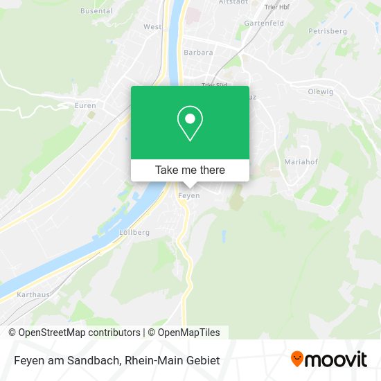 Карта Feyen am Sandbach