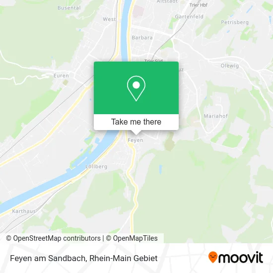 Карта Feyen am Sandbach