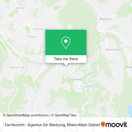 Карта Ferrikomm - Agentur für Werbung