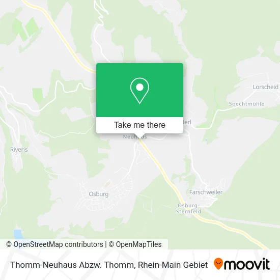Карта Thomm-Neuhaus Abzw. Thomm