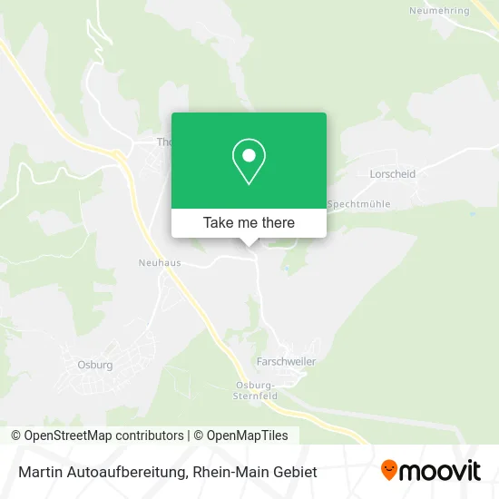 Карта Martin Autoaufbereitung