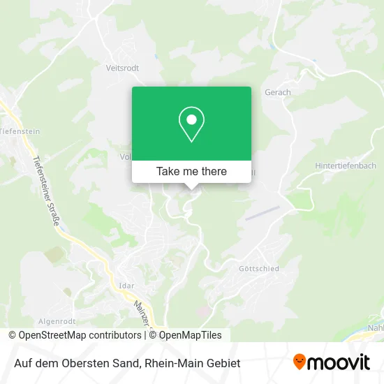 Карта Auf dem Obersten Sand