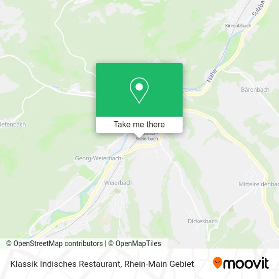 Карта Klassik Indisches Restaurant