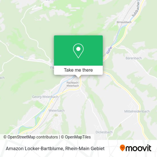 Карта Amazon Locker-Bartblume