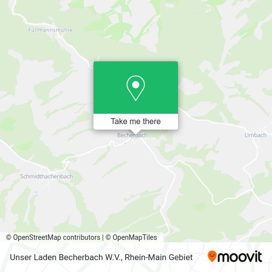 Карта Unser Laden Becherbach W.V.