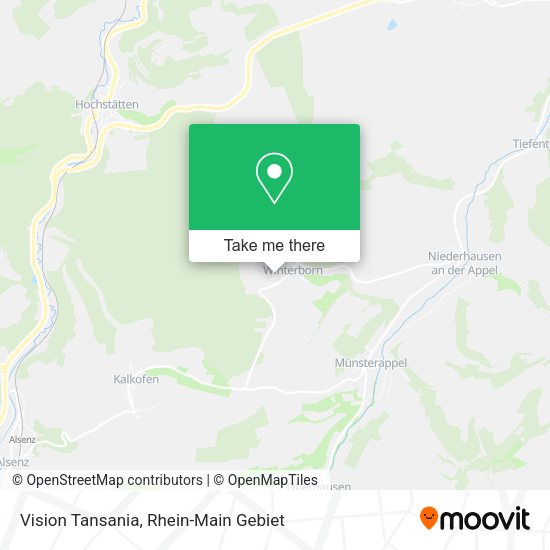 Карта Vision Tansania