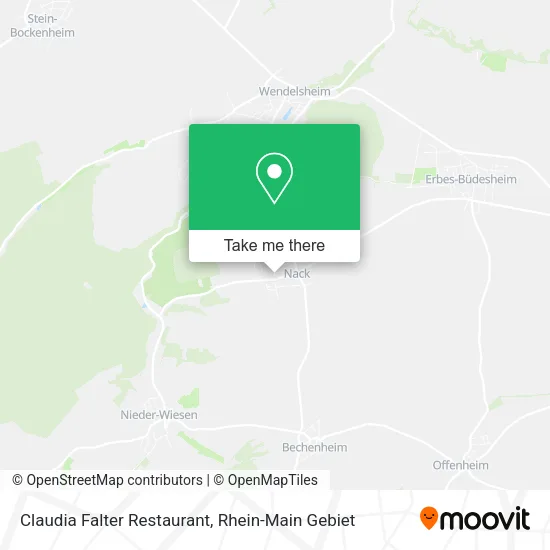 Карта Claudia Falter Restaurant