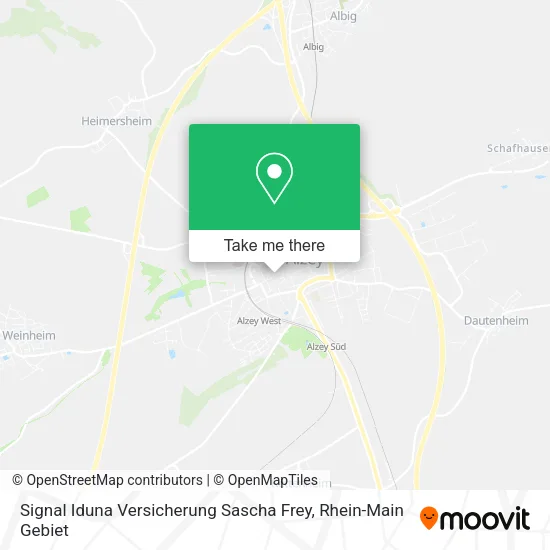 Карта Signal Iduna Versicherung Sascha Frey