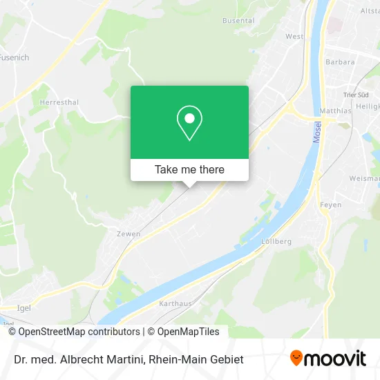 Карта Dr. med. Albrecht Martini