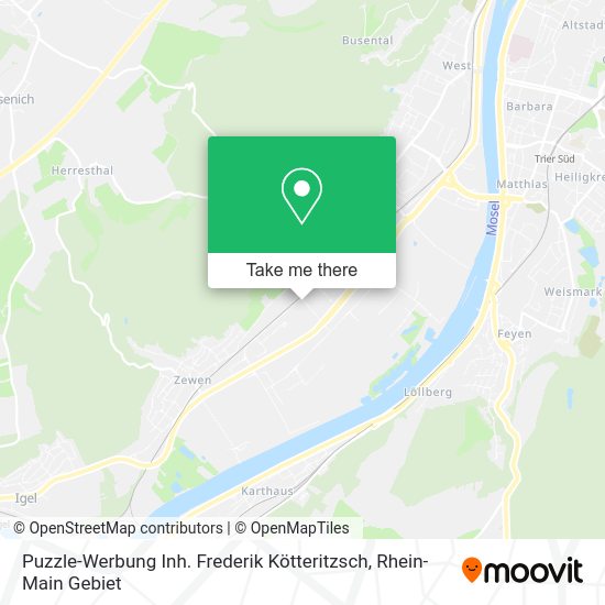 Карта Puzzle-Werbung Inh. Frederik Kötteritzsch