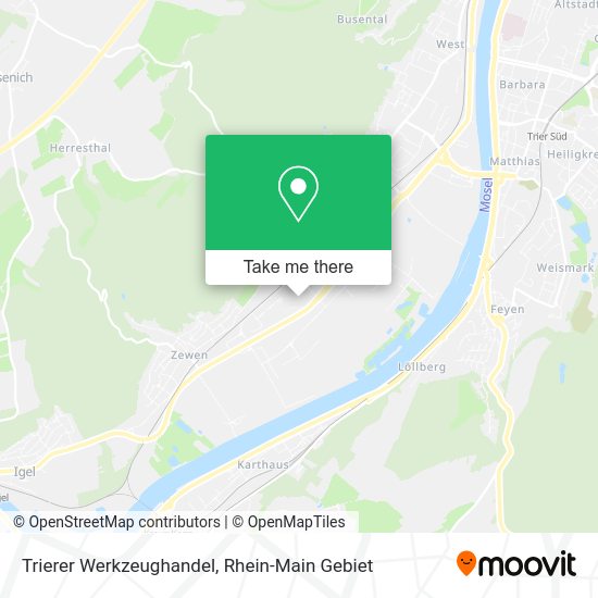 Карта Trierer Werkzeughandel