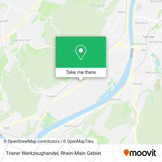 Карта Trierer Werkzeughandel