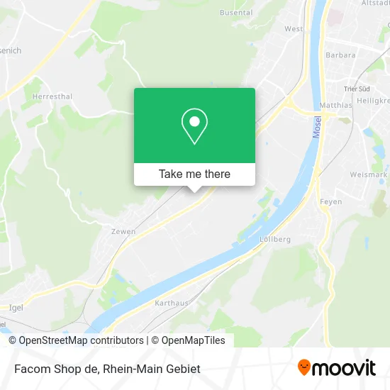Карта Facom Shop de