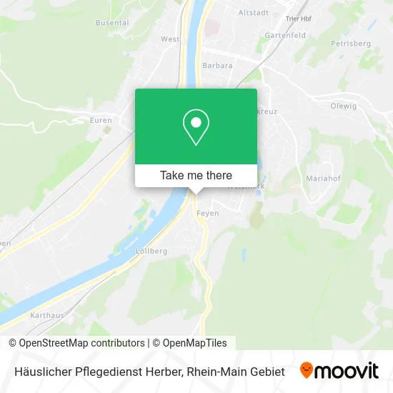 Карта Häuslicher Pflegedienst Herber
