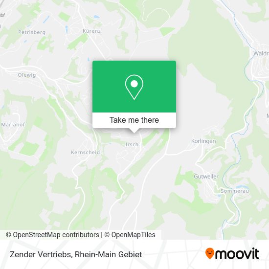 Карта Zender Vertriebs