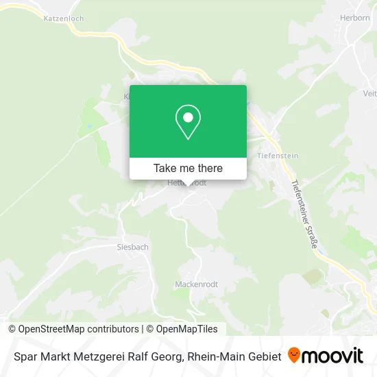Карта Spar Markt Metzgerei Ralf Georg
