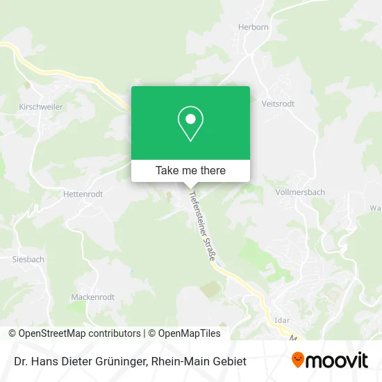 Dr. Hans Dieter Grüninger map