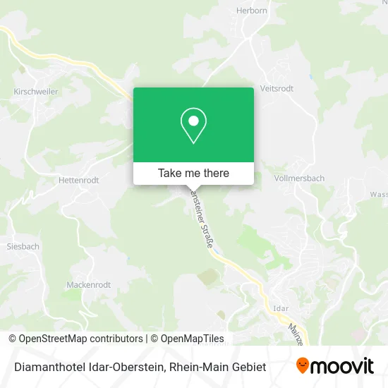Карта Diamanthotel Idar-Oberstein