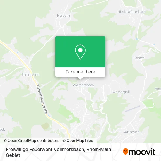 Карта Freiwillige Feuerwehr Vollmersbach